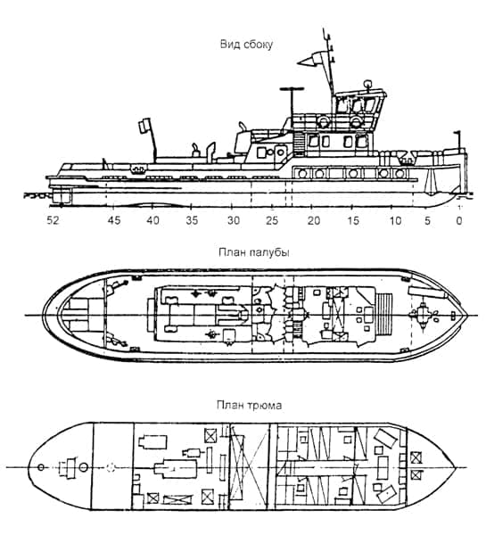 Буксир-толкач мощностью 220 кВт - фото 1