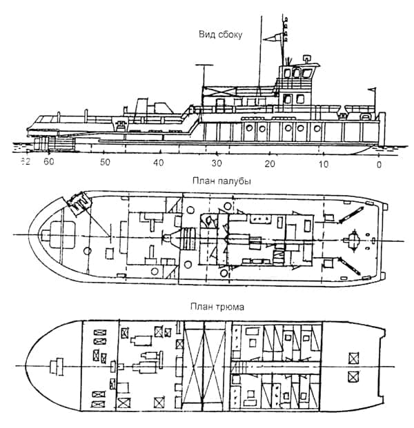 Буксир-толкач мощностью 440 кВт - фото 1
