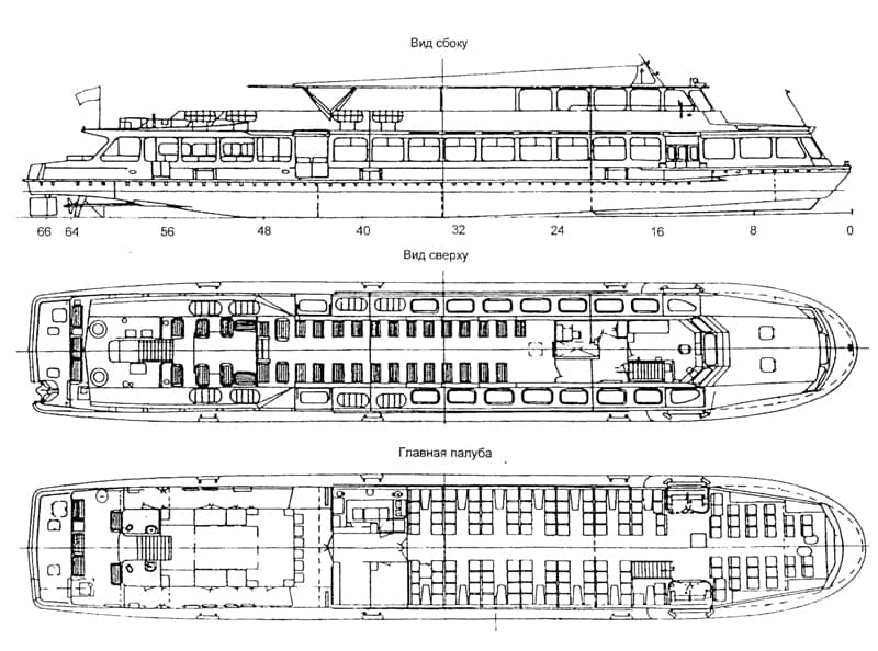 Пассажирский т/х мощностью 220 кВт для внутригородских и пригородных линий - фото 1