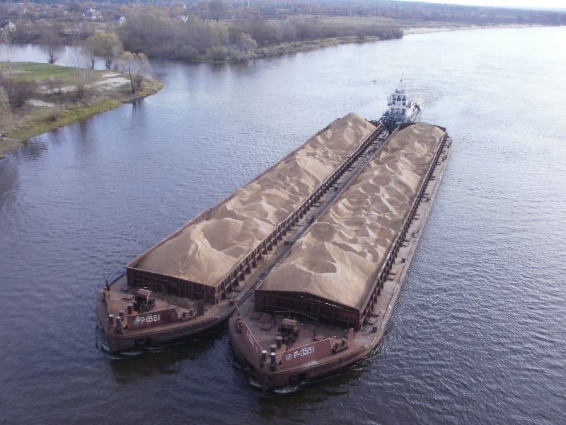 2012. Перавозка гранулаванага шлаку і палявога шпату