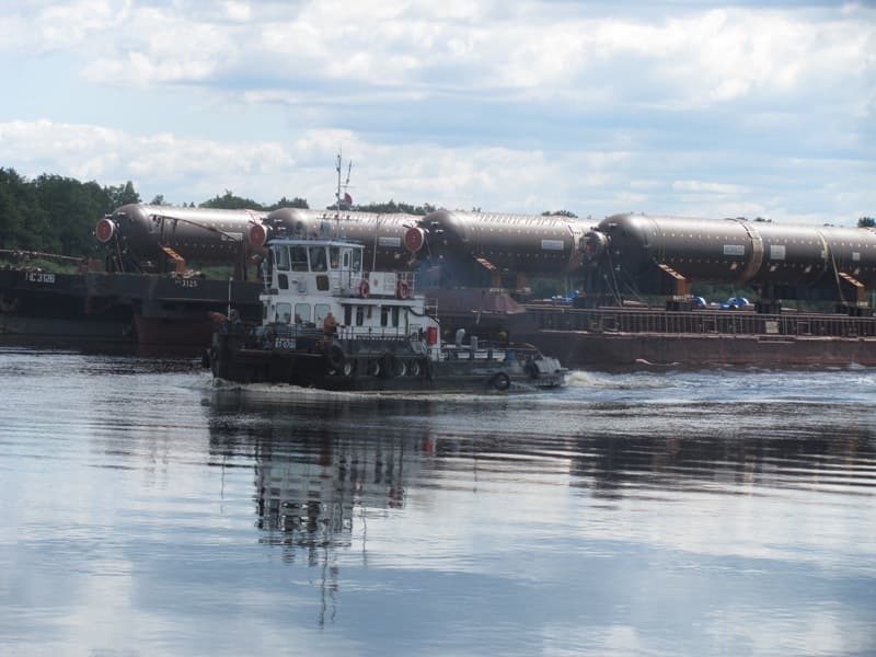 2014. Перавозка чатырох рэактараў устаноўкі гідракрэкінгу