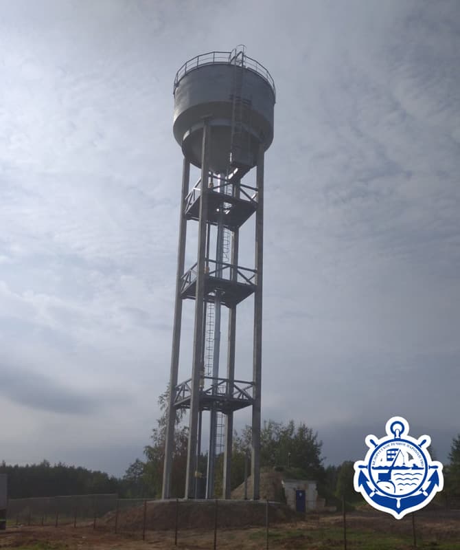 2018 год. Вырабленне воданапорнай вежы